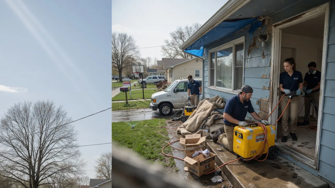 Basement Flood Cleanup in Dubach, LA near me
